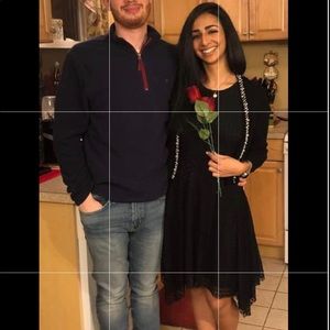 Donated- Black dress with beautiful end detailing